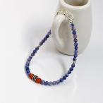 天然石ソーダライト赤瑪瑙フラワービ...