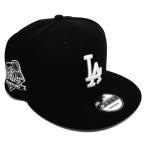 ドジャース ワールドシリーズ チャンピオン NEW ERA キャップ 9FIFTY MLB 2024 正規取扱 14674372 ブラック×ホワイト サイズ調節 cap-1128-01 爆買