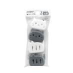 Yahoo! Yahoo!ショッピング(ヤフー ショッピング)抗菌歯ブラシキャップネコ　4Pモノトーン