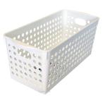 イノマタ化学 ストックバスケット　スリム　ホワイト