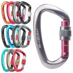 kalabina25kN D type безопасность . винт блокировка 7075 легкий aluminium сплав кемпинг уличный альпинизм climbing 