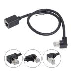 LAN кабель 50cm L знак type CAT6 удлинение кабель мужской женский RJ45 26AWG угол 90 раз прямой угол левый направление правый направление нисходящий 