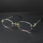  превосходный товар CARTIER Cartier раз ввод очки I одежда 135 *19 Vintage очки GP/ пластик серебряный унисекс [ б/у ]