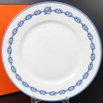  не использовался товар HERMES Hermes she-n Dunk ru27cm большая тарелка plate тарелка мелкая тарелка посуда керамика белый [ б/у ]