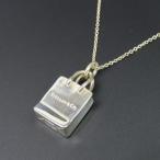 新品同様美品 TIFFANY&amp;Co. ティファニー ショッピングバッグ モチーフ ショッパーチャーム 4.5g アクセサリー ネックレス 925 スターリングシルバー【中古】