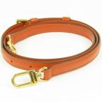 新品同様美品LOUIS VUITTON ルイヴィトン バッグ用 最長120cm G金具 調節可 ショルダーストラップ レザー ブラウン ユニセックス【中古】