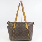 LOUIS VUITTON ルイヴィトン トータリーPM ショルダーバッグ ハンドバッグ ヴィンテージ モノグラム トートバッグ ヌメ革 PVC ブラウン レディース【中古】