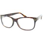 未使用品 CARTIER カルティエ サンプルレンズ入 眼鏡 アイウェア メガネフレーム プラスチック ブラウン レディース【中古】