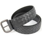  не использовался товар BOTTEGAVENETA Bottega Veneta IC сетка вязаный 115/46 ремень машина f черный мужской [ б/у ]