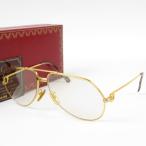 CARTIER Cartier toliniti очки рама раз ввод очки GP Gold [ б/у ]