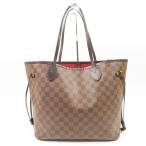 LOUIS VUITTON ルイヴィトン ネヴァーフルMM ハンドバッグ ショルダーバッグ ダミエ トートバッグ PVC/レザー エベヌ レディース【中古】