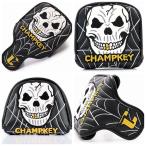  Golf крышка головки цилиндров короткая клюшка покрытие с магнитом . колотушка для Odyssey 2 мяч * TaylorMade Spider короткая клюшка . соответствует Skull чёрный 