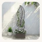 プランター付きフェンス 目隠し フェンス スチール製  140cm ボーダーフェンス プランターフェンス ラティス ロータイプ ガーデンフェンス 屋外 花壇 TypeB 爆買