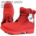 訳あり アウトレット ブーツ メンズ イエローブーツ ワークブーツ RICHARD SMITH 6インチ 4cm防水 靴 シューズ RS3159 レッド 赤 プレゼント ギフト