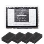 ショッピングサンサンスポンジ 【サンサンスポンジ】スポンジ 4個セット キッチンスポンジ 食器洗い お風呂 レンジ周り 用途いろいろ 驚きの水切れ＆泡立ち 丈夫で長持ち 台所用品