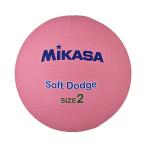 ミカサ(MIKASA) ソフト ドッジボール 2号 (小学生向け) ピンク STD-2SR-P 推奨内圧0.15(kgf/?)