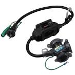 サンピース 漏電過負荷短絡保護兼用 漏電遮断器付延長コード BFX-013KC-SP