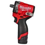 ミルウォーキー M12 FIW2F12-5252X JP M12 FUEL 1/2インチ542Nmインパクトレンチ 5.0AH&2.5AHキット