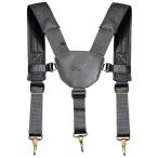 フジ矢 ASP-MBG サスペンダー Mサイズ 黒金 Light PU Leather シリーズ