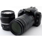 キヤノン デジタル一眼 CANON EOS Kiss Digital X 超望遠付きダブルズームセット 中古 新品メモリーカード付き 届いてすぐに使える