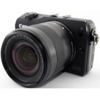 キヤノン ミラーレス CANON EOS M ブラック レンズキット 中古 新品SDカード ＆ 予備バッテリー 付き 届いてすぐに使える 動画撮影 長期保証