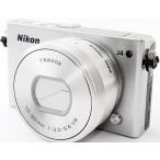 ミラーレス ニコン Nikon 1 J4 レンズキット シルバー 中古 Wi-Fi搭載 メモリーカード付き スマホに送れる 届いてすぐに使える 付属品充実 動画撮影 長期保証