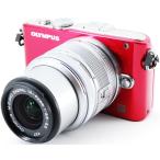 オリンパス ミラーレス OLYMPUS PEN Lite E-PL3 レンズキット レッド スマホに送れる