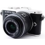 オリンパス ミラーレス OLYMPUS PEN E-PL8 レンズキット ブラック 中古 Wi-Fi搭載 新品SDカード付き 届いてすぐに使える