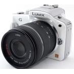 パナソニック ミラーレス Panasonic LUMIX DMC-G3 ホワイト レンズキット 中古 新品SDカード付き 届いてすぐに使える