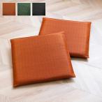 大紬 2枚組 い草 い草座布団 座布団 国産 日本製 モダン シンプル 和室 お手入れ簡単 夏 抗菌防臭 調湿 消臭 空気清浄 汚れにくい