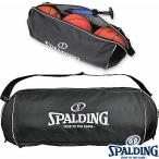 SPALDINGトリオボールバッグ ホワイト バスケットボール3個収納 スポルディング49-002WH