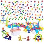 Tebrcon 119個 新感覚知育ブロック 子供 積み木 知育玩具 セット 早期開発 指先訓練 誕生日のプレゼント 組み立て DIY 立体 パズル