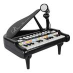 RASTAR 子ども用 電子ミニピアノ おもちゃ 音楽キーボード玩具 (ブラック)