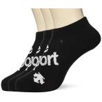 Yahoo! Yahoo!ショッピング(ヤフー ショッピング)デサント  靴下 3足組 アンクルソックス MOVESPORT トレーニング ウォーキング ランニング ブラック 22-24