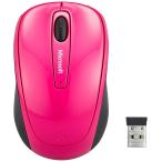 マイクロソフト マウス ワイヤレス/小型 マゼンタ Wireless Mobile Mouse 3500 GMF-00421