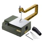 プロクソン(PROXXON) コッピングソウテーブル ローエンドモデル 手軽に電動糸鋸盤を使い方にお勧め 糸鋸刃3種各2本付 No.27081