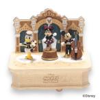 ニデックオルゴール ディズニー木製からくりオルゴール Mickey/ミニーのオルゴール演奏会