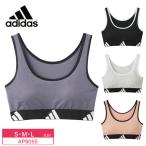 グンゼ レディース ハーフトップ AP8055 GUNZE adidas  ノンワイヤー スポーツブラ  全3色 スポーツブラ (S・M・Lサイズ）