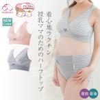 犬印 犬印本舗 マタニティー 産後 授乳ブラ ハーフトップ マタニティブラジャー ノンワイヤー カシュクールオープン ママと犬印の共同開発商品 BR1624