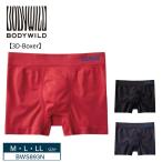  Gunze корпус wild боксеры BWS893A GUNZE BODY WILD 3D-Boxer серии сетка цельный формирование Boxer ( передний ..) M*L*LL размер 