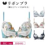 ワコールブラジャーリボンブラ胸もと...