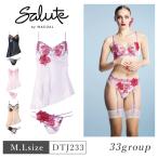 ワコール サルート セットアップ キャミソール Tバックショーツ DTJ233 Wacoal salute 33グループ 33G BTJ433 ペア ランジェリー 下着 レディース M・L