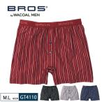 ワコール ブロス トランクスパンツ GT4110 wacoal BROS メンズ  ブロス バイ ワコールメン 前開き M・Lサイズ 8Y