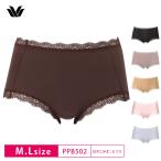 ショッピングWacoal Wacoal ワコール ショーツ PPB502 すそピタショーツ レーシィタイプ ハーフ丈　M・Lサイズ pa82 xmas 爆買