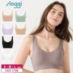 トリンプ Triumph スロギー sloggi G068 ZERO FEEL オーガニックコットン カップ付きハーフトップ ノンワイヤー 無縫製 綿混 S・M・Lサイズ 10211756 y_tr