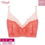 トリンプ 3/4カップブラジャー 10217603 Triumph すっきり包み込むブラ TR585 ミニマイザー バストをコンパクトに整えるブラ 背中すっきり E・Fカップglm y_tr