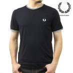 フレッドペリーメンズ半袖Tシャツ正規販売店FREDPERRYクルーネックワ...
