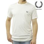 フレッドペリーメンズ半袖Tシャツ正規販売店FREDPERRYクルーネックワ...