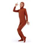  костюм зентай чай L / костюм зентай костюмированная игра Brown лицо .. Halloween костюм костюм маскарадный костюм Event (A-0199_174262)