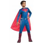/スーパーマン コスプレ  子供用 スーパーマン（Lサイズ）   /コスチューム バットマンVSスーパーマン キッズ衣装 アメコミ （_134717）